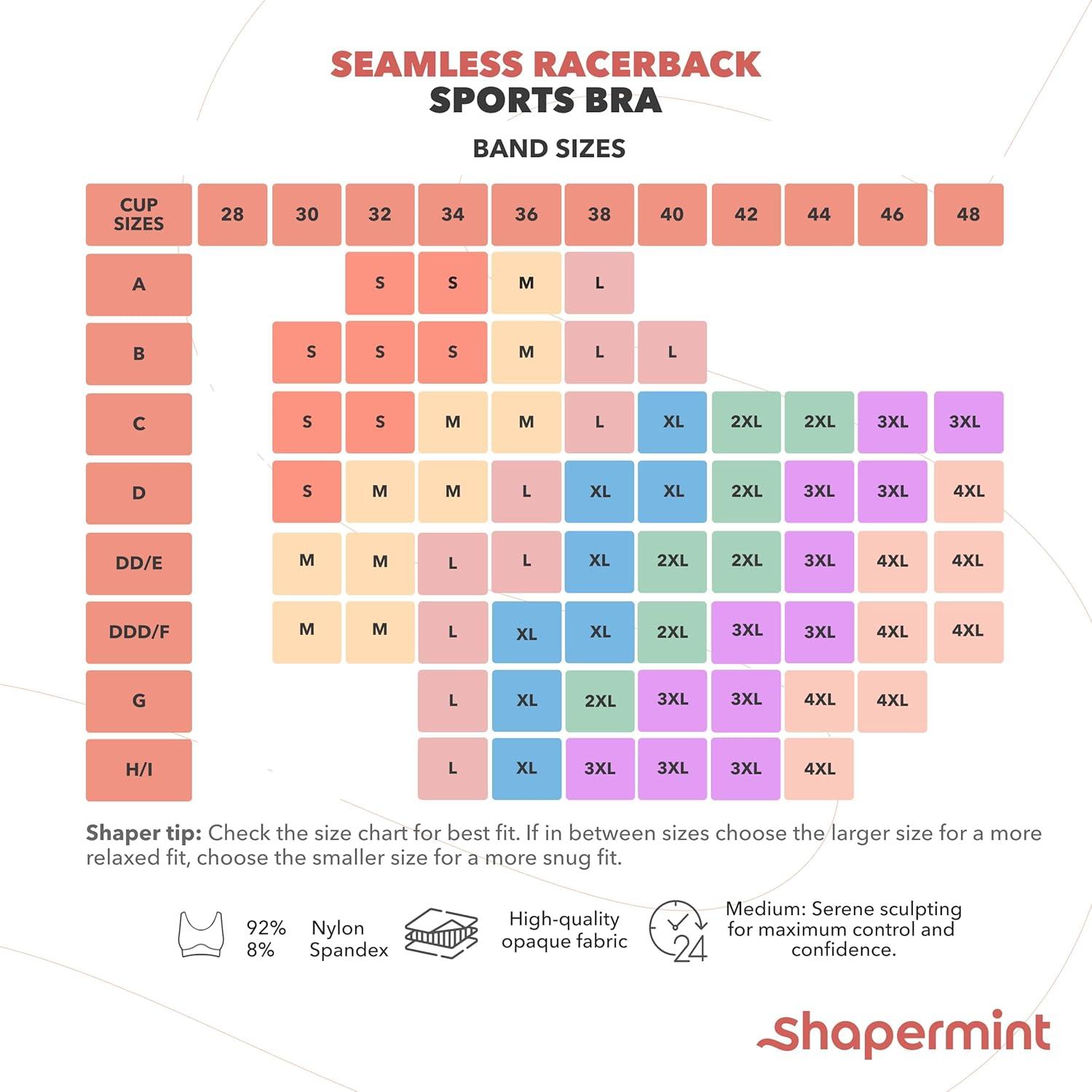 imageSHAPERMINT Sports Bras for Women  Workout Bras for Women Plus Size Sports Bra Workout Tops for Women High SupportNavy