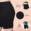 imageSHAPERMINT Mid Waisted Long Black Casual Biker Shorts for Women  Small to Plus Size
