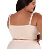 imageSHAPERMINT Strapless Bra  Bandeau top Strapless Bras for Women Plus Size Lingerie for Women Free Clear Bra StrapsBeige