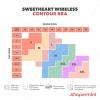 imageSHAPERMINT Sweetheart Bras for Women  Wireless Push Up Bra with Support Full Coverage Seamless BraletteBlack