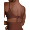imageSHAPERMINT Sweetheart Bras for Women  Wireless Push Up Bra with Support Full Coverage Seamless BraletteChocolate