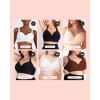 imageSHAPERMINT Sweetheart Bras for Women  Wireless Push Up Bra with Support Full Coverage Seamless BraletteChocolate
