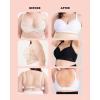 imageSHAPERMINT Sweetheart Bras for Women  Wireless Push Up Bra with Support Full Coverage Seamless BraletteWhite