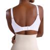 imageSHAPERMINT Sweetheart Bras for Women  Wireless Push Up Bra with Support Full Coverage Seamless BraletteWhite