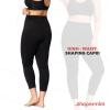 imageSHAPERMINT Womens Black HighWaist Shaping 78 Capri Leggings  Cropped Capri Pants for Women  from Small to Plus Size 3XLarge Black
