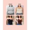 imageSHAPERMINT Womens Tops  Scoop Neck Cami Body Shaper for Women Shapewear Tummy Control Camisole Tank Tops for Women2 Pack  White