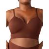 imageSHAPERMINT Bras for Women  Lingerie Bra Bralettes for Women with Support No Underwire Plus Size Bras for WomenChocolate