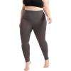 imageSHAPERMINT Comfort MidWaist Shaping Leggings for Women  Leggings for Women Tummy Control Thick NonSeeThroughGray
