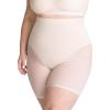 imageSHAPERMINT Compression Shorts  High Waisted Women Mesh Body Shaper Shorts  Under Dress Shapewear Shorts No Chub RubBeige