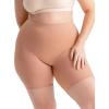 imageSHAPERMINT Compression Shorts  High Waisted Women Mesh Body Shaper Shorts  Under Dress Shapewear Shorts No Chub RubLatte