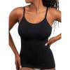 imageSHAPERMINT Womens Tops  Scoop Neck Cami Body Shaper for Women Shapewear Tummy Control Camisole Tank Tops for WomenBlack