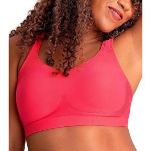 imageSHAPERMINT Bras for Women  Bras for Women no Underwire Bralettes for Women Plus Size Wireless Push up BraDark Pink