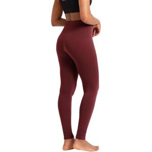 imageSHAPERMINT Comfort MidWaist Shaping Leggings for Women  Leggings for Women Tummy Control Thick NonSeeThroughBurgundy