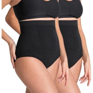 imageShapermint Body Shaper Tummy Control Panty  Shapewear for WomenBlack 2 Pack