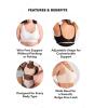 imageSHAPERMINT Bras for Women No Underwire  Seamless Bras for Women Wireless Bra Adjustable Plus Size BraSoft Sea