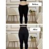 imageSHAPERMINT High Waisted Tummy Control Compression Leggings for Women  Petite to Plus Size Womens Leggings Non See ThroughOlive