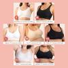 imageSHAPERMINT Wireless Bras for Women No Underwire  Small to Plus Size Bralettes with Support and Natural Lift2pack BlackWhite
