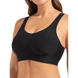 imageSHAPERMINT Wireless Bras for Women No Underwire  Small to Plus Size Bralettes with Support and Natural LiftBlack