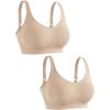 Nude 2 Pack  Adjustable Straps