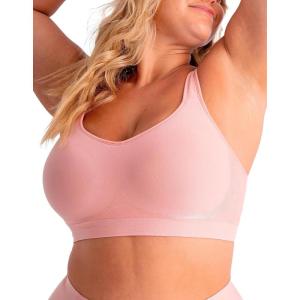 imageSHAPERMINT Wireless Bras for Women No Underwire  Small to Plus Size Bralettes with Support and Natural LiftRose Tan  Fixed Straps
