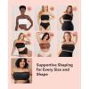 imageSHAPERMINT Strapless Bras for Women  Bandeau Bra Small to Plus Size Bras for Women Strapless TopBlack 2 Pack