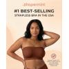 imageSHAPERMINT Strapless Bras for Women  Bandeau Bra Small to Plus Size Bras for Women Strapless TopChocolate