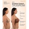 imageSHAPERMINT Strapless Bras for Women  Bandeau Bra Small to Plus Size Bras for Women Strapless TopLatte