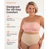 imageSHAPERMINT Strapless Bras for Women  Bandeau Bra Small to Plus Size Bras for Women Strapless TopRose Tan