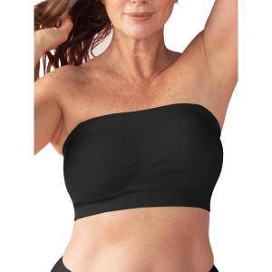 imageSHAPERMINT Strapless Bras for Women  Bandeau Bra Small to Plus Size Bras for Women Strapless TopBlack
