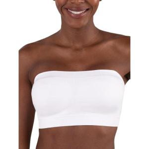imageSHAPERMINT Strapless Bras for Women  Bandeau Bra Small to Plus Size Bras for Women Strapless TopWhite