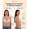 imageSHAPERMINT Wireless Bras for Women No Underwire  Small to Plus Size Bralettes with Support and Natural LiftBeige  Adjustable Straps