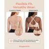 imageSHAPERMINT Wireless Bras for Women No Underwire  Small to Plus Size Bralettes with Support and Natural LiftBeige  Adjustable Straps