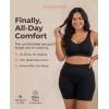 imageSHAPERMINT Wireless Bras for Women No Underwire  Small to Plus Size Bralettes with Support and Natural LiftBlack  Adjustable Straps