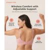 imageSHAPERMINT Wireless Bras for Women No Underwire  Small to Plus Size Bralettes with Support and Natural LiftRose Tan  Adjustable Straps