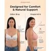imageSHAPERMINT Wireless Bras for Women No Underwire  Small to Plus Size Bralettes with Support and Natural LiftRose Tan  Adjustable Straps