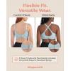 imageSHAPERMINT Wireless Bras for Women No Underwire  Small to Plus Size Bralettes with Support and Natural LiftSea Blue  Adjustable Straps