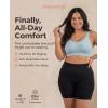 imageSHAPERMINT Wireless Bras for Women No Underwire  Small to Plus Size Bralettes with Support and Natural LiftSea Blue  Adjustable Straps