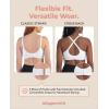 imageSHAPERMINT Wireless Bras for Women No Underwire  Small to Plus Size Bralettes with Support and Natural LiftWhite  Adjustable Straps