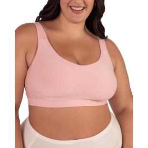 imageSHAPERMINT Wireless Bras for Women No Underwire  Small to Plus Size Bralettes with Support and Natural LiftRose Tan  Adjustable Straps