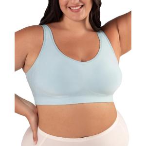 imageSHAPERMINT Wireless Bras for Women No Underwire  Small to Plus Size Bralettes with Support and Natural LiftSea Blue  Adjustable Straps