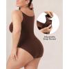 imageSHAPERMINT Bodysuit Women Shapewear  Tummy Control Body Suit for Women  Seamless Compression Slimming Shaping BodysuitDusty Blue