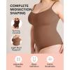 imageSHAPERMINT Bodysuit Women Shapewear  Tummy Control Body Suit for Women  Seamless Compression Slimming Shaping BodysuitLatte