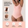 imageSHAPERMINT Bodysuit Women Shapewear  Tummy Control Body Suit for Women  Seamless Compression Slimming Shaping BodysuitRose Tan