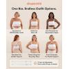 imageSHAPERMINT Strapless Bra Wireless NonSlip Bandeau Convertible Straps Molded Strapless Bras for Women S to Large BreastsWhite