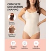 image:imageSHAPERMINT Bodysuit Shapewear for Women  Tummy Control Seamless Body Shaper Small to Plus Size Thong amp Brief BodysuitBeige  Brief Style