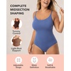 image:imageSHAPERMINT Bodysuit Shapewear for Women  Tummy Control Seamless Body Shaper Small to Plus Size Thong amp Brief BodysuitDusty Blue  Brief Style