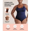 image:imageSHAPERMINT Bodysuit Shapewear for Women  Tummy Control Seamless Body Shaper Small to Plus Size Thong amp Brief BodysuitNavy  Brief Style