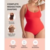 image:imageSHAPERMINT Bodysuit Shapewear for Women  Tummy Control Seamless Body Shaper Small to Plus Size Thong amp Brief BodysuitRacing Red  Brief Style