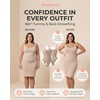 image:imageSHAPERMINT Bodysuit Shapewear for Women  Tummy Control Seamless Body Shaper Small to Plus Size Thong amp Brief BodysuitWhite  Thong Style