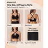 image:imageSHAPERMINT Bras for Women  Full Coverage Wireless Bra Plus Size Support Bra No Underwire Comfortable Lift BrasBlack